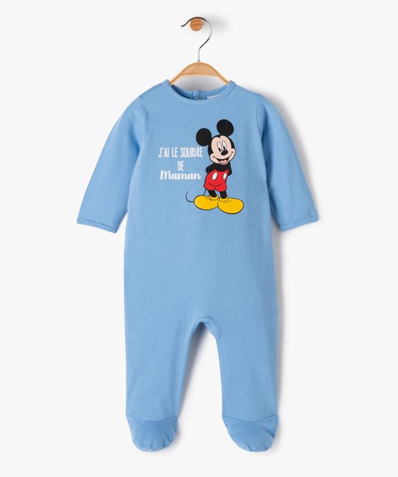 Pyjama bébé en jersey motif Mickey - Disney vue1 - DISNEY DTR - GEMO