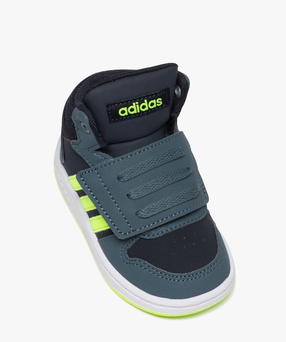 Baskets bébé garçon semi-montantes – Adidas Hoops Mid vue5 - ADIDAS - GEMO