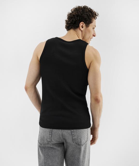 Débardeur en maille côtelée homme vue3 - GEMO 4G HOMME - GEMO