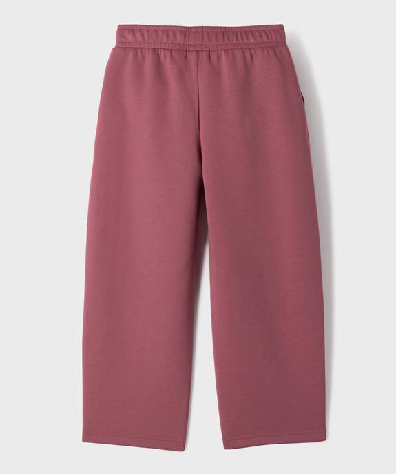 Pantalon de jogging fluide fille vue4 - GEMO (ENFANT) - GEMO