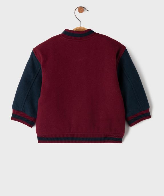 Blouson Teddy à boutons pression bébé garçon LuluCastagnette vue6 - LULUCASTAGNETTE - GEMO