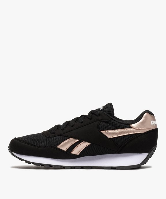 Tennis femme bicolores à lacets – Reebok Rewind Run vue3 - REEBOK - GEMO