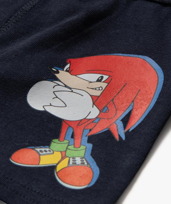 Boxers en coton stretch garçon (lot de 3) - Sonic The Hedgehog vue2 - SONIC - GEMO