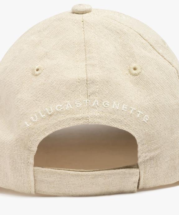 Casquette pailletée avec ourson brodé fille - LuluCastagnette vue3 - LULUCASTAGNETTE - GEMO