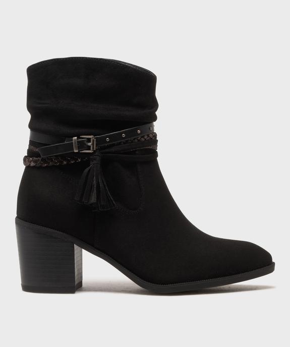 Boots en suédine femme - Emilia Rosa vue1 - EMILIA ROSA - GEMO