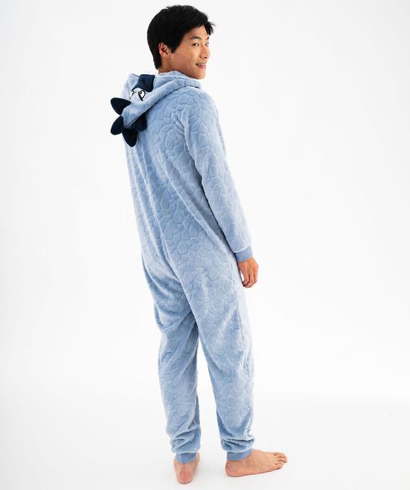 Combinaison pyjama à capuche en maille  motif dinosaure homme vue3 - GEMO(HOMWR HOM) - GEMO
