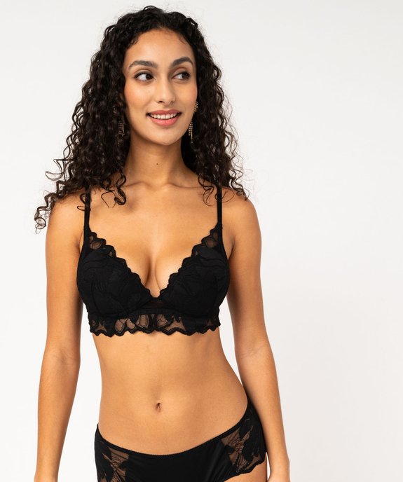 Soutien-gorge sans armatures forme push-up femme vue2 - GEMO(HOMWR FEM) - GEMO