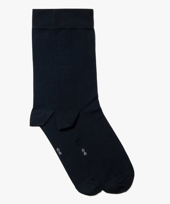 Chaussettes homme en fil d'Écosse (lot de 2) vue1 - GEMO(HOMWR HOM) - GEMO