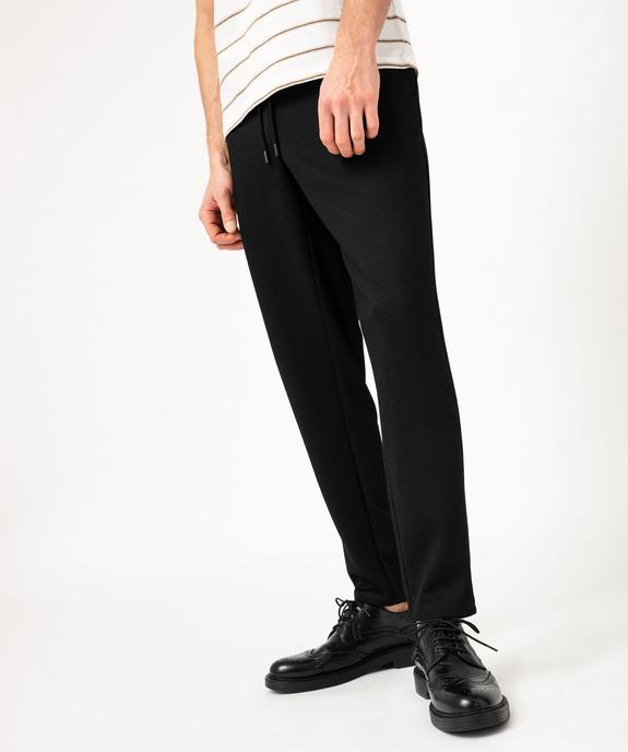 Pantalon en maille avec ceinture ajustable homme vue1 - GEMO (HOMME) - GEMO