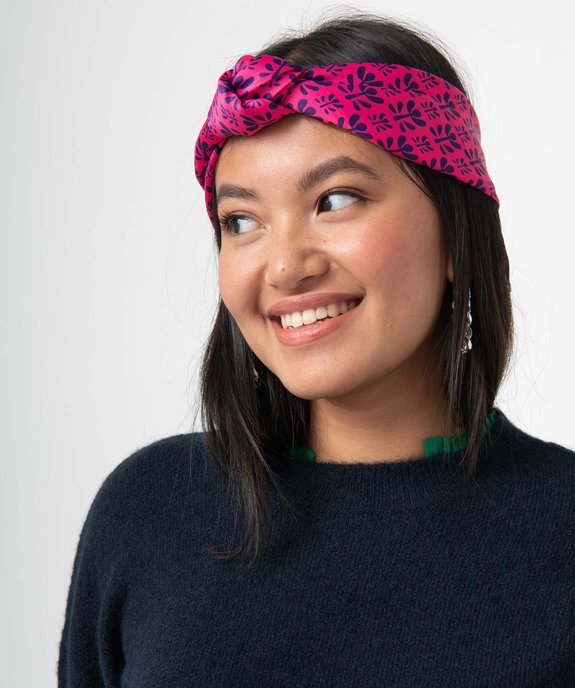 Foulard femme - Emballage cadeau - Furoshiki matière satinée vue5 - GEMO (ACCESS) - GEMO