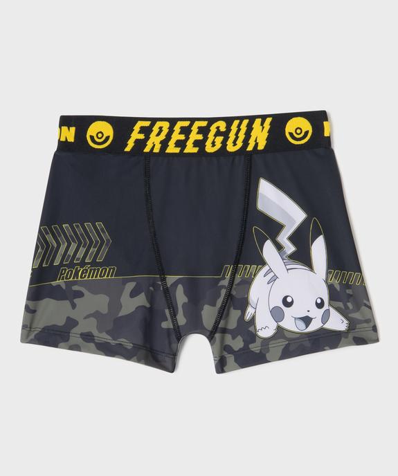 Boxer imprimé Pikachu garçon - Freegun X Pokémon vue1 - FREEGUN - GEMO