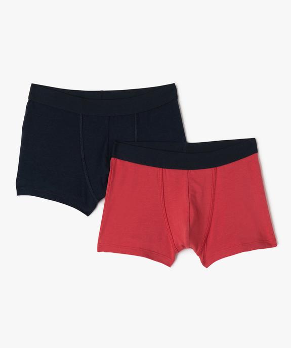 Boxers en coton stretch à motif dinosaure garçon (lot de 2) vue1 - GEMO 4G GARCON - GEMO