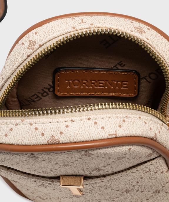 Pochette à bandoulière fermeture zippée femme - Torrente vue3 - TORRENTE - GEMO