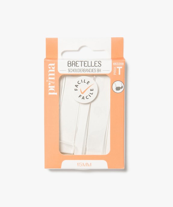 Bretelles de soutien-gorge amovibles transparentes (lot de 2) - Prima vue6 - PRIMA - GEMO