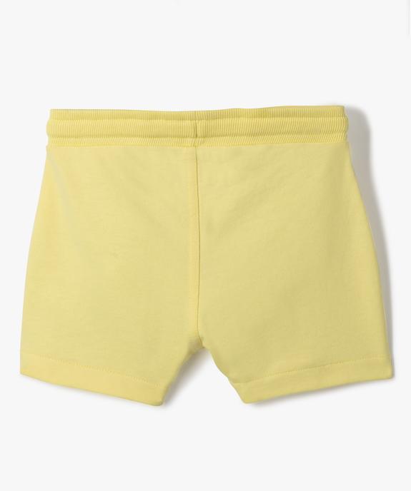 Short en maille avec ceinture bord-côte bébé garçon vue3 - GEMO(BEBE DEBT) - GEMO