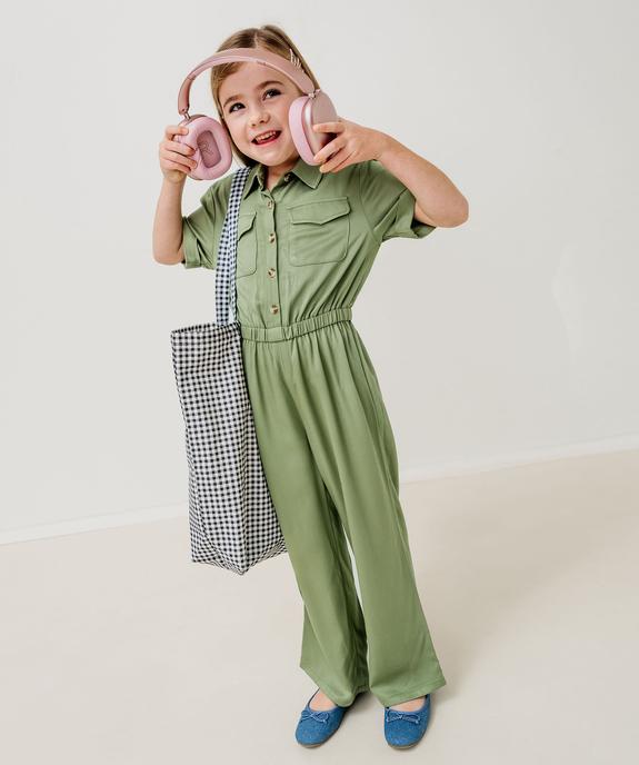 Combinaison pantalon à manches courtes fille vue1 - GEMO 4G FILLE - GEMO