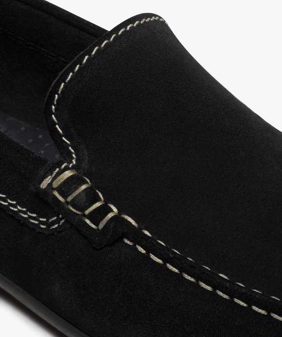 Mocassins homme unis dessus et intérieur cuir vue6 - GEMO (CASUAL) - GEMO
