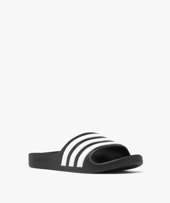 Mules de piscine garçon à bandeau rayé Adilette Aqua - Adidas vue2 - ADIDAS - GEMO