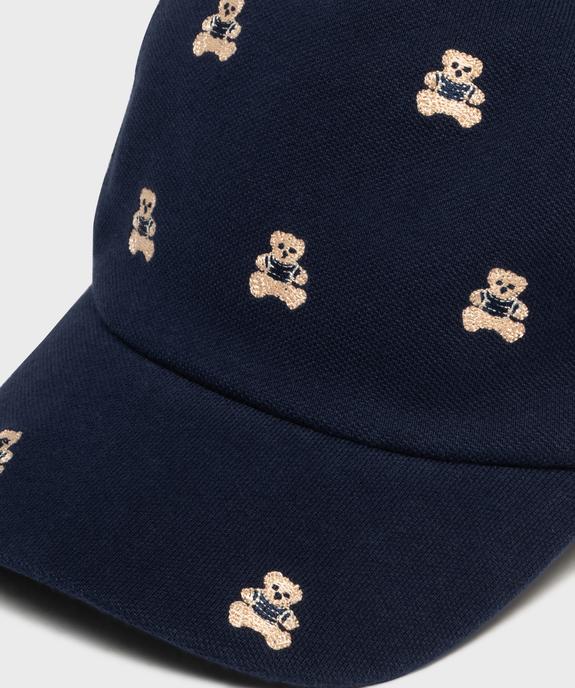 Casquette garçon avec oursons brodés - LuluCastagnette vue3 - LULU CASTAGNETT - GEMO