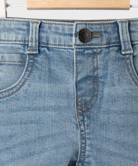 Jean slim extensible bébé garçon vue6 - GEMO 4G BEBE - GEMO