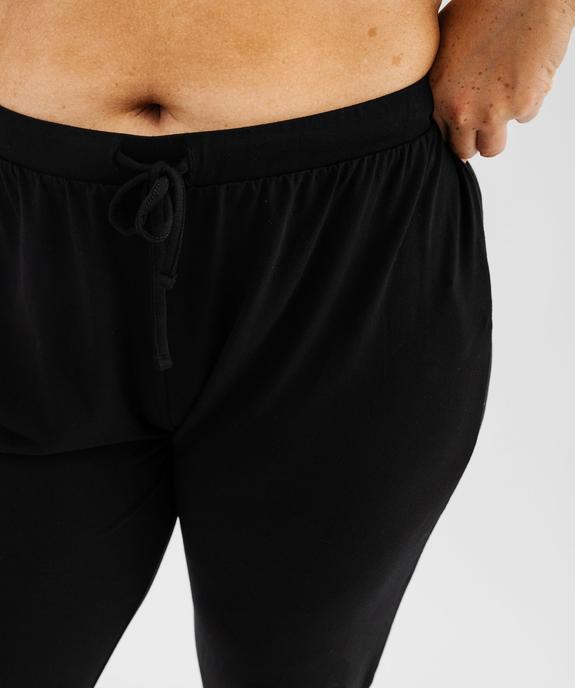 Pantalon de pyjama femme grande taille resserré dans le bas  - GEMO 4G FEMME Pantalon de pyjama femme grande taille resserré dans le bas  vue10 - GEMO 4G FEMME - GEMO