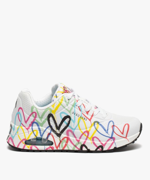 Baskets femme imprimées à semelle bulle d’air – Skechers Skechers Street x John Goldcrown vue1 - SKECHERS - GEMO
