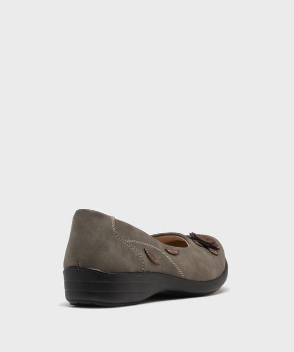 Ballerines confort avec motif fleur en relief femme vue4 - G'FLEX - GEMO
