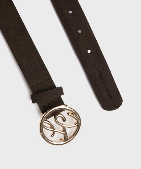 Ceinture à boucle métallique fantaisie femme - LuluCastagnette vue2 - LULU CASTAGNETT - GEMO