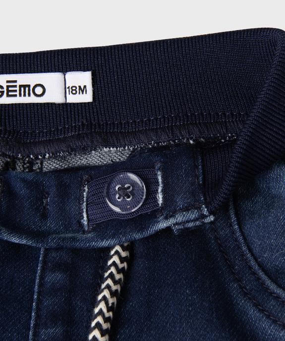 Jegging avec taille ajustable bébé garçon vue3 - GEMO(BEBE DEBT) - GEMO