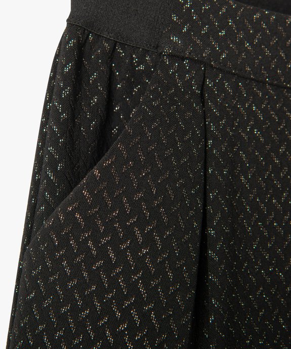 Short de cérémonie à motifs pailletés fille vue3 - GEMO (ENFANT) - GEMO