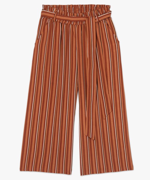 Pantacourt femme large et fluide vue4 - GEMO(FEMME PAP) - GEMO