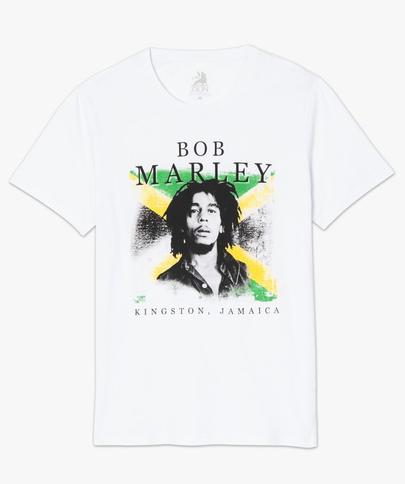 Tee-shirt homme avec motif Bob Marley - Zion vue4 - BOB MARLEY - GEMO