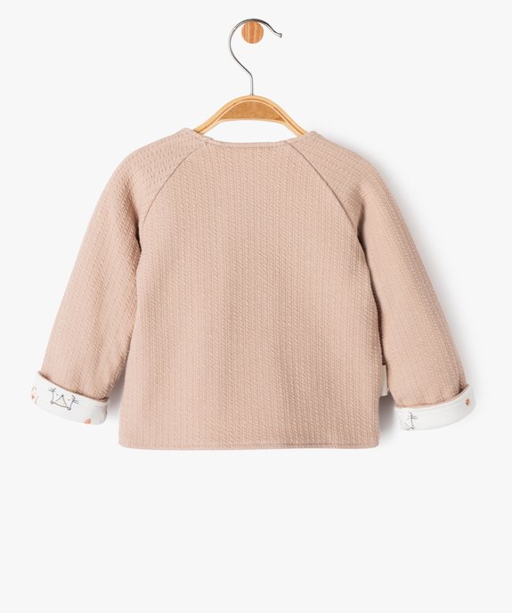 Gilet brassière réversible bébé - Petit Béguin  vue3 - PETIT BEGUIN - GEMO