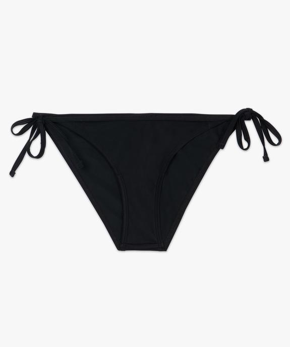 Bas de maillot de bain femme forme slip avec liens vue4 - GEMO (PLAGE) - GEMO