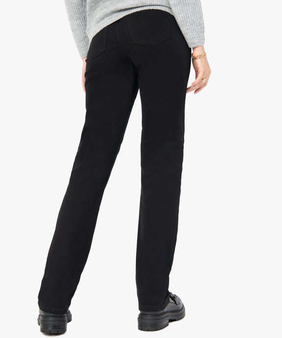 Jean femme coupe regular noir - Longueur L30 vue3 - GEMO(FEMME PAP) - GEMO