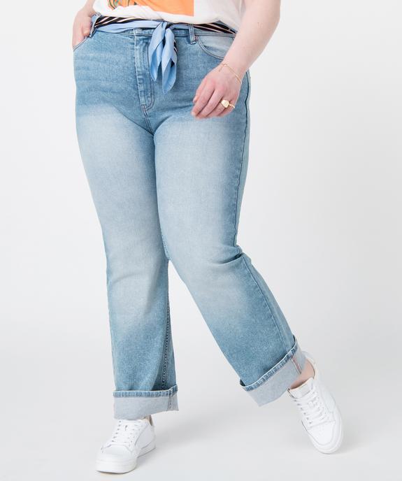 Jean femme grande taille coupe Straight vue1 - GEMO 4G GT - GEMO