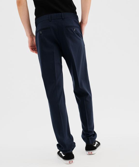 Pantalon de costume en viscose texturée homme vue7 - GEMO 4G HOMME - GEMO