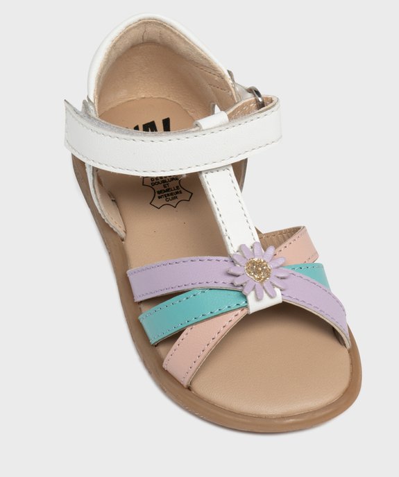 Sandales en cuir à brides croisées bébé fille - Na! vue5 - NA! GEMO FOR GOOD - GEMO
