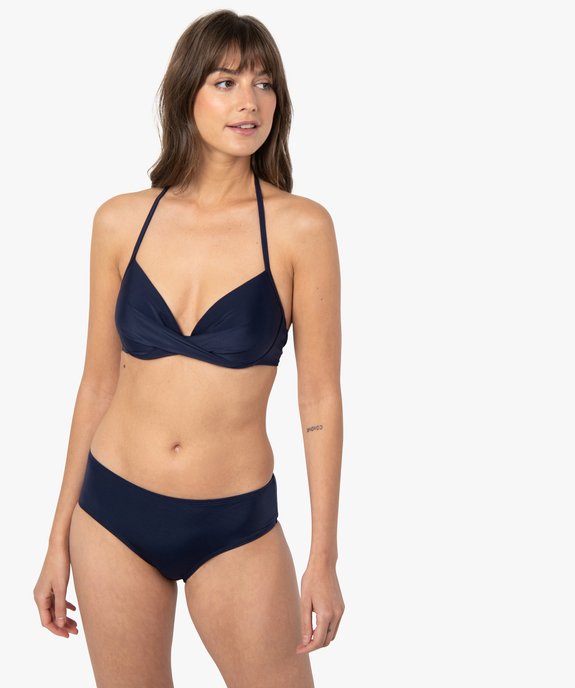 Bas de maillot de bain femme forme shorty vue3 - GEMO (PLAGE) - GEMO