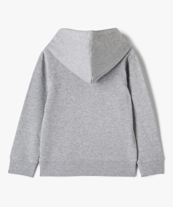 Sweat à capuche esprit streetwear garçon vue3 - GEMO (ENFANT) - GEMO