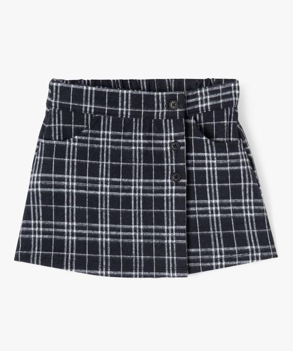 Short jupe à carreaux fille vue2 - GEMO (ENFANT) - GEMO