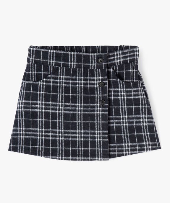 Short jupe à carreaux fille vue2 - GEMO (ENFANT) - GEMO