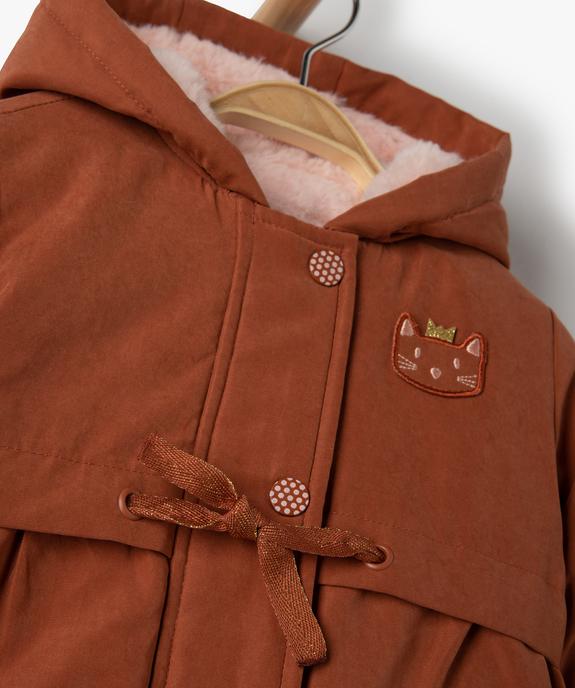 Manteau bébé fille à capuche 3 en 1 vue2 - GEMO(BEBE DEBT) - GEMO