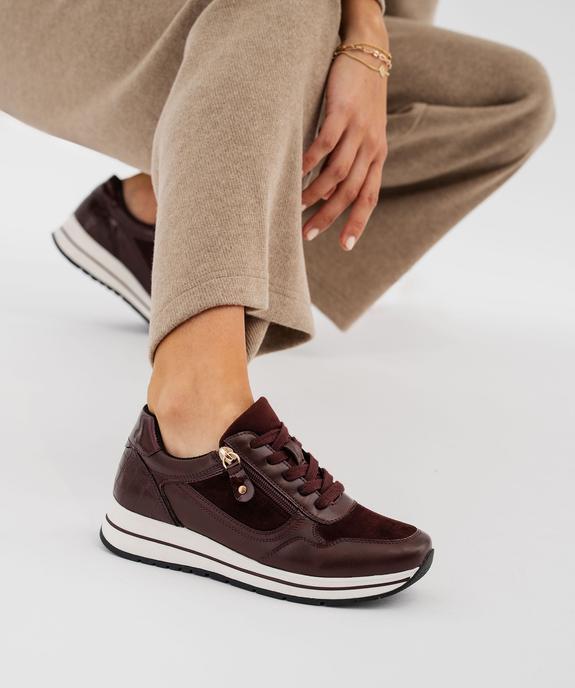 Baskets confort multimatières femme - Valentina Baldano vue1 - VALENTINA BALDA - GEMO