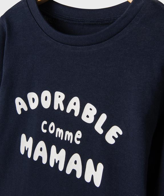 Tee-shirt manches longues à message bébé garçon vue2 - GEMO(BEBE DEBT) - GEMO