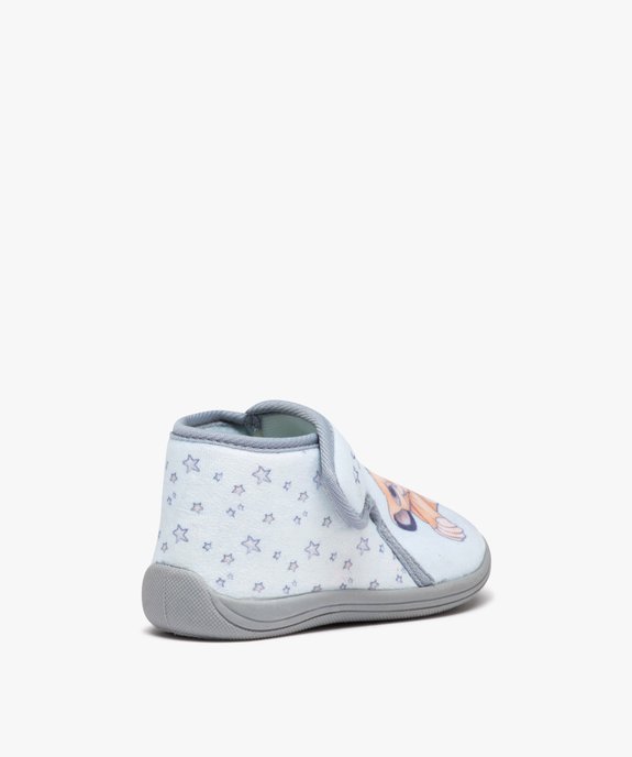 Chaussons garçon bottillons à scratch avec motif Le Roi Lion - Disney vue4 - ROI LION - GEMO