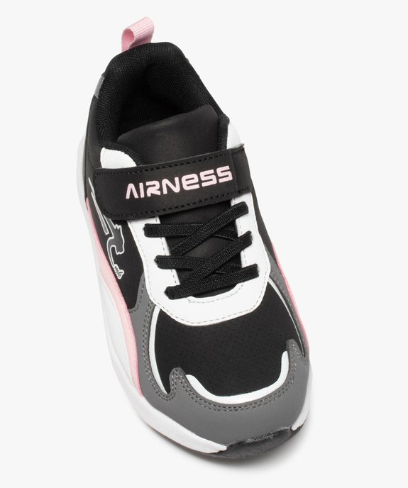 Baskets fille extra légères à lacets et scratch – Airness Angela vue5 - AIRNESS - GEMO
