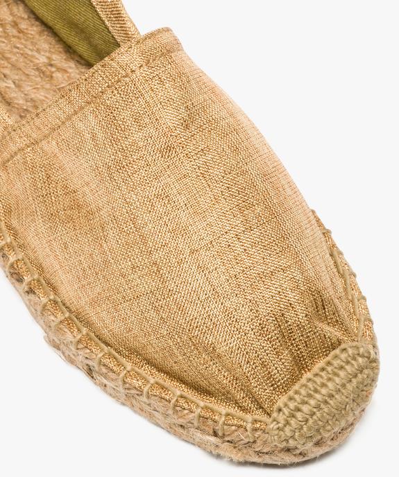 Espadrilles femme en toile pailletée vue6 - GEMO (PLAGE) - GEMO