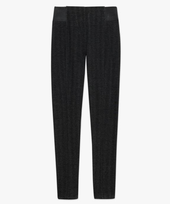 Pantalon moulant avec large ceinture élastique vue4 - GEMO(FEMME PAP) - GEMO