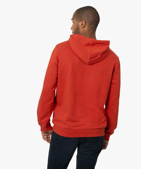Sweat homme à capuche avec inscription XXL vue3 - HARVARD - GEMO